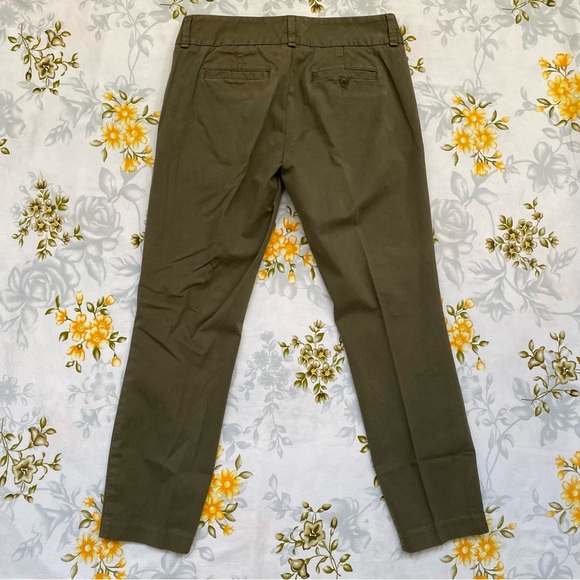 J. Crew Size 4 Olive Green Andie Pant - Picture 5 of 10